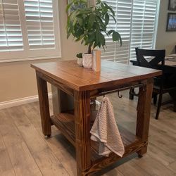 Wooden Kitchen Island 