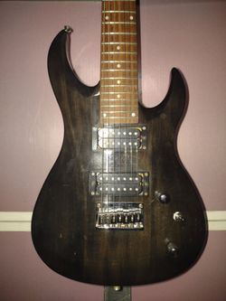 7 String Jay Turser Guitar EXC Pro fret-level setup Spa perfect now 177!