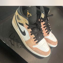 Jordan One Retro High Of Pastel Pink Trainers 