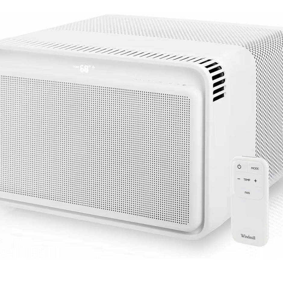 New Windmill 8,000 BTU Window Air Conditioner Smart App WiFi AC Cools up to 350 sqft. With Remote
