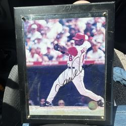 Autographed Garret Anderson 