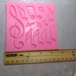 Music Silicon Mold $8