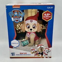 Paw Patrol Skye Light Up 4.5 Ft Airblown Inflatable Yard Decoration Brand New