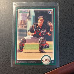 3—Buster Posey Rookie Cards-Ne. Mint
