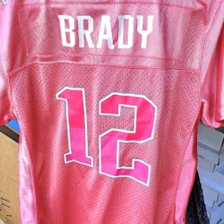 New With Tag New England PATRIOTS Tom Brady Pink Jersey Size Xxl Women's For $40