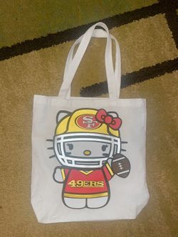 Hello Kitty 49ers Tote Bag  🏈