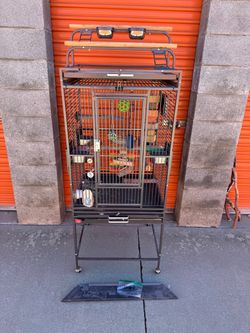 LIKE NEW - Parrot Bird Cage