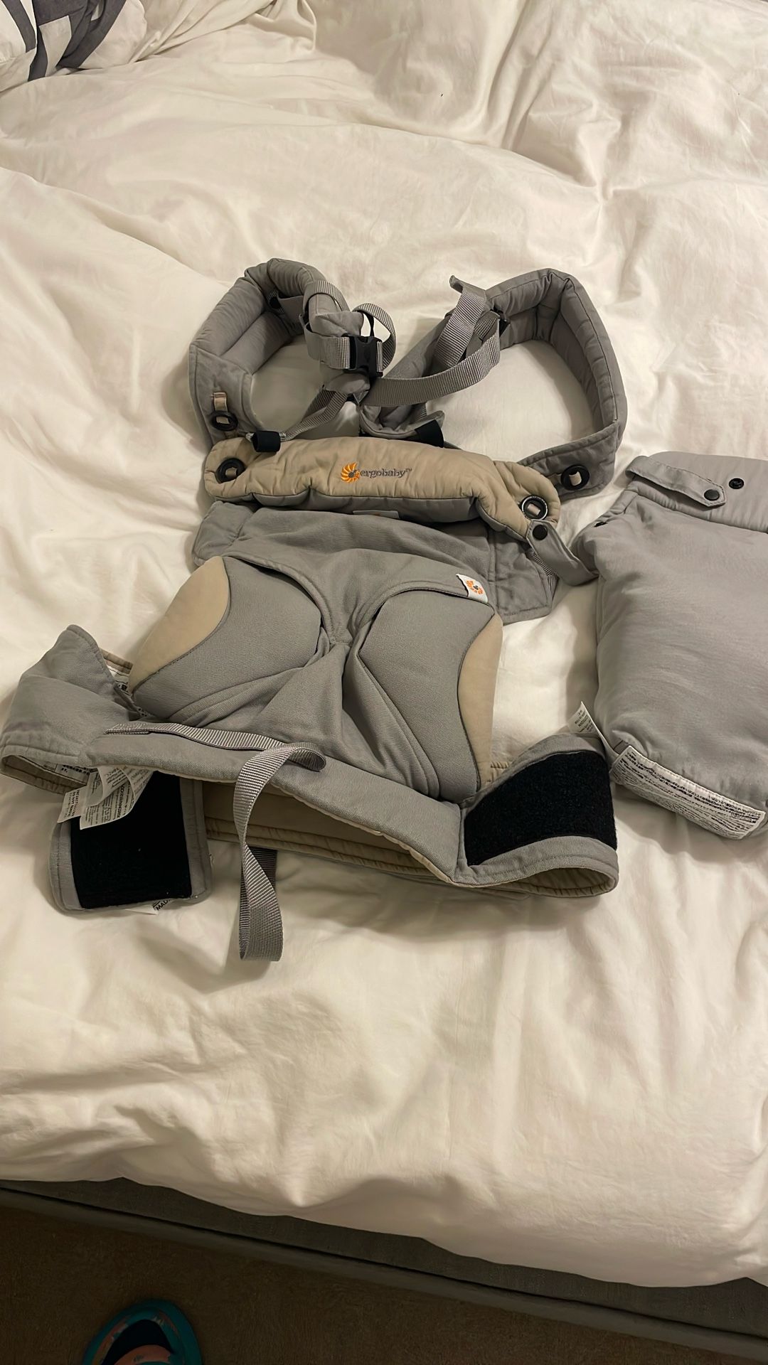 Ergobaby carrier with infant seat