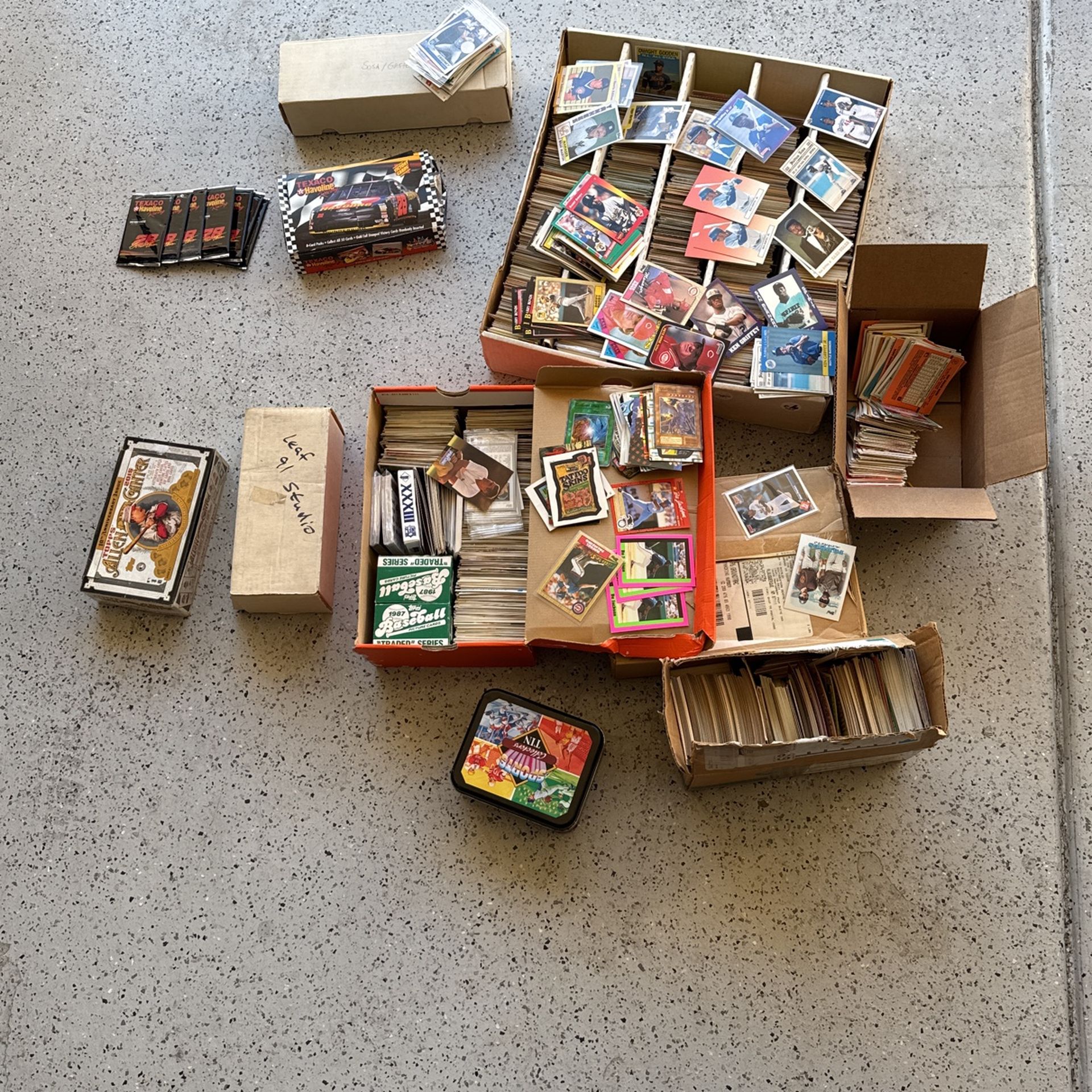 Storage locker Find -Trading cards!