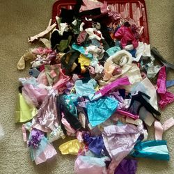 Barbie Clothes Group Of 206 Pieces Includes Some Ken Doll Clothes