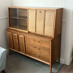 Broyhill Forward 70 MCM Hutch/Console/Credenza With Writing Desk