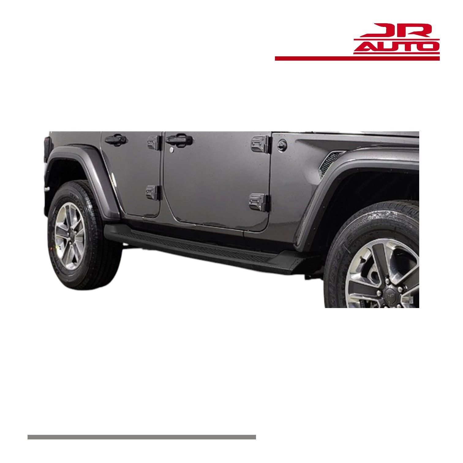 18–24 Jeep Wrangler JL 4DR Heavy Duty ABS Side Step Nerf Bar