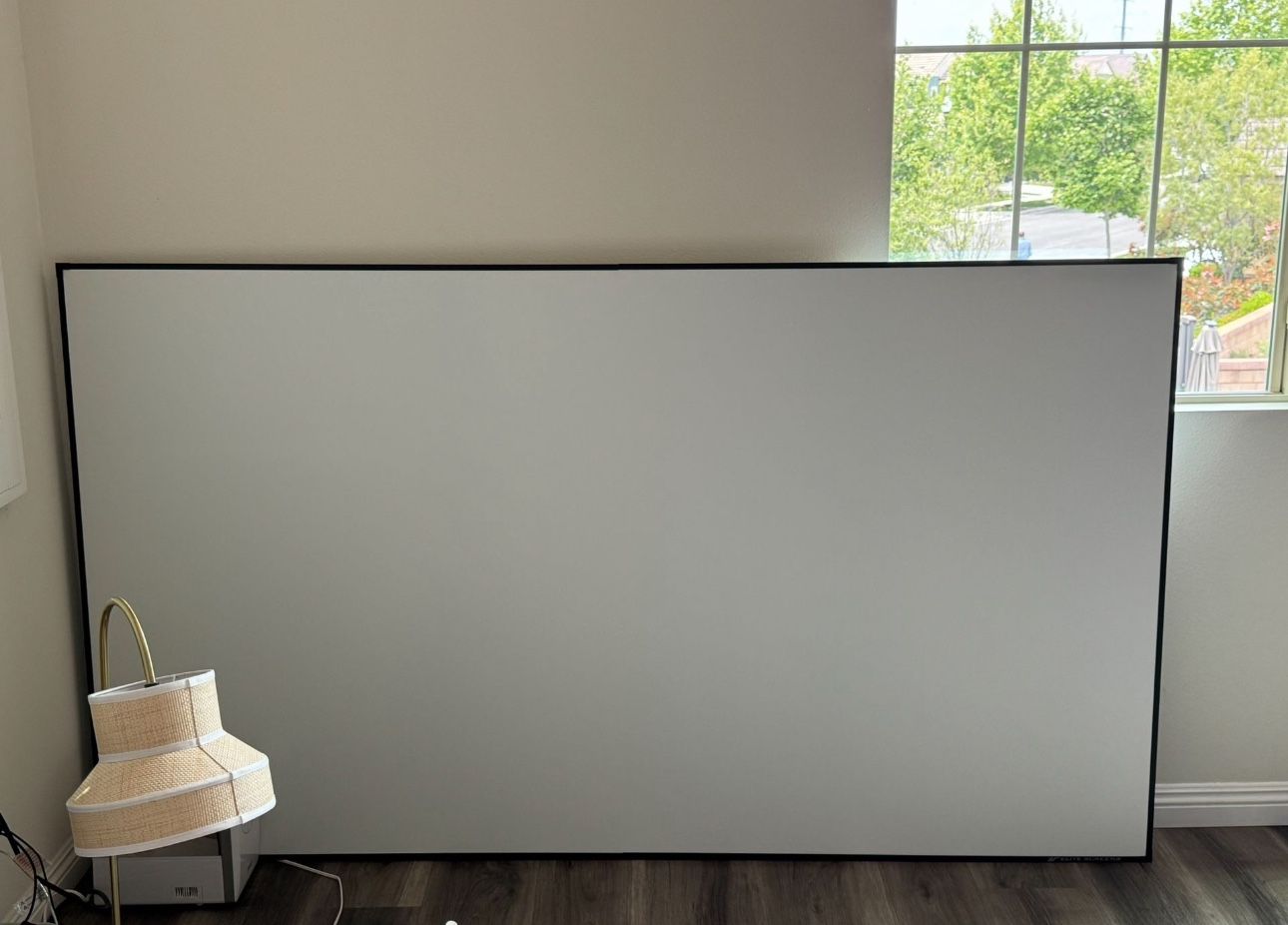 Elite Screens Aeon Series 100 inch 16:9 8K / 4K Ultra HD Home Theater Fixed Frame EDGE FREE Borderless Projector Screen CineWhite UHD B Front Proje