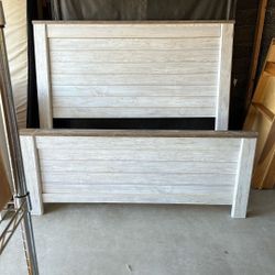 Queen Headboard and Footboard