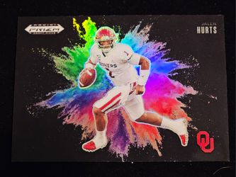 2025 Panini Draft Picks-Jalen Hurts Black Color Blast SSP
