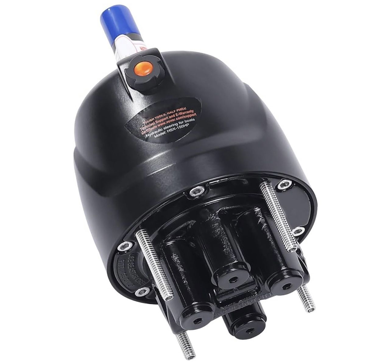 SucceBuy Outboard Hydraulic Steering Pump Compatible with Engines Till 150HP Front Mount Helm 1.4cu. in. Compatible with Fishing Marine Boat Accessori