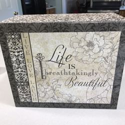 Life Is Breathtakingly Beautiful Decorative Box