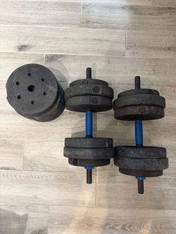 Dumbbell with weights