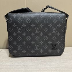 Leather Side Messenger Bag