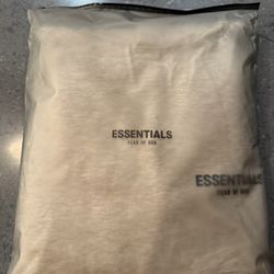 Essentials Hoodie (Light Oatmeal) (Brand New)