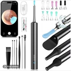 Ear Canal Wax Cleaner with Camera, Bebird C3 EarCamera Wax Removal, 1080p Ear Canal Camera, 7 Earpick, 10pcs Replacement Tips, 3 Inspection Kits, Wax 