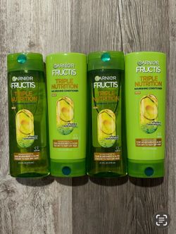Garnier Fructis Triple Nutrition Shampoo & Conditioner $4 Each Set
