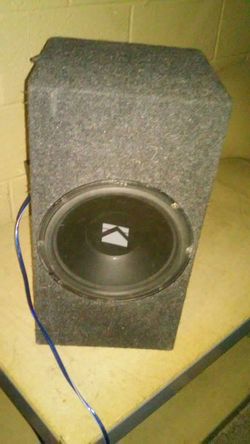 Kicker 10" sub for car