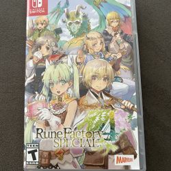 Nintendo Switch Rune Factory 4