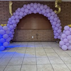 Balloon Arches, Columns, And Backdrops. 