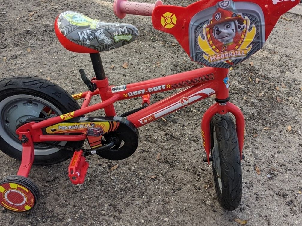 Paw patrol marshall deals bike