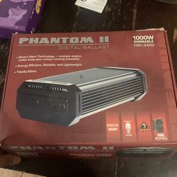 Phantom II 1000W Digital Ballast, 120/240V Dimmable, grow indoor, hydroponics 