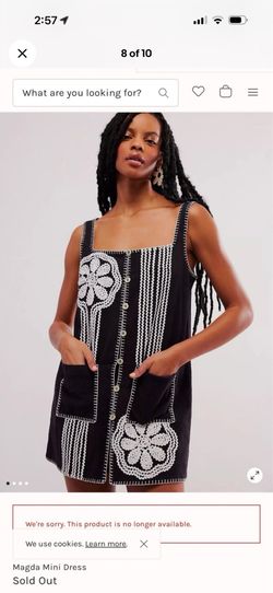 Free people size large mini dress