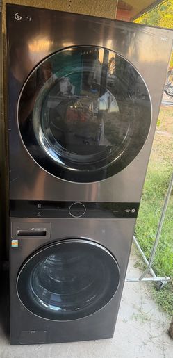 LG ThinQ Washer & Electric Dryer