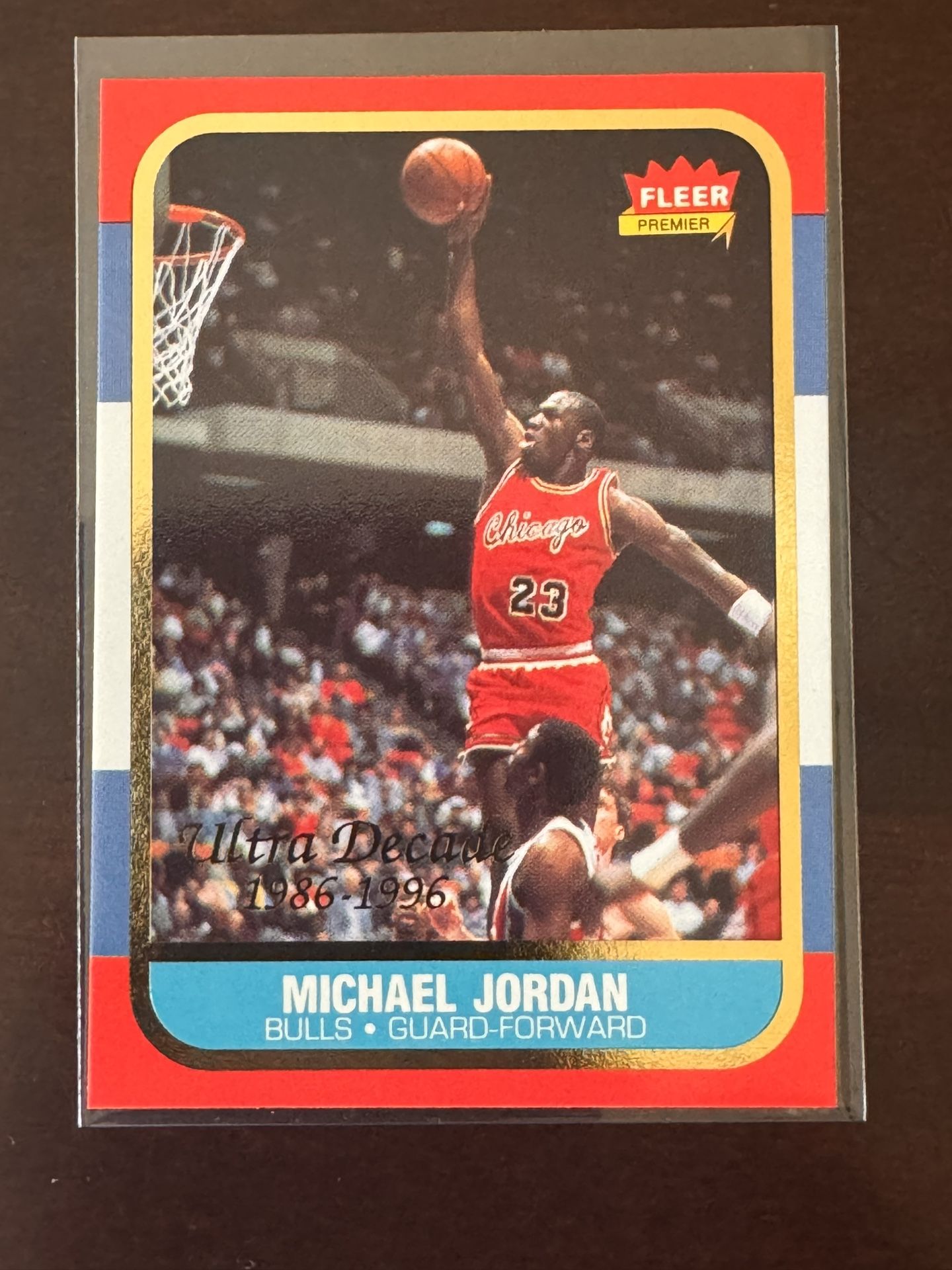 1996 Fleer Ultra Decade of Excellence Michael Jordan #U4 Chicago Bulls