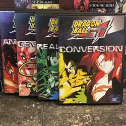 Dragon Ball GT DVD Lot Of 4 Movies