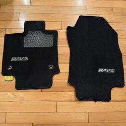 2013-2018 RAV4 CARPET FLOOR MATS BLACK GENUINE TOYOTA FRONT PT(contact info removed)0-20 2pcs