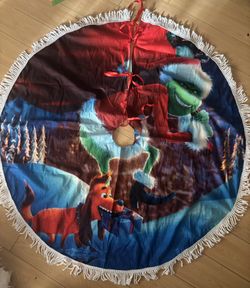 Grinch Christmas Tree Skirt 