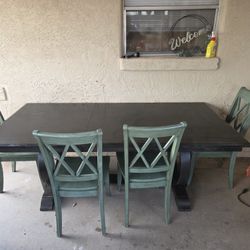 Hardwood Leaf Table Heavy