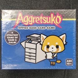 Aggretsuko Office Rage Card Game New Sealed Sanrio Games
