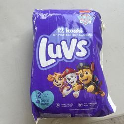 Size 2 luvs Diapers 