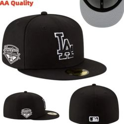 Dodgers WC black Fitted caps