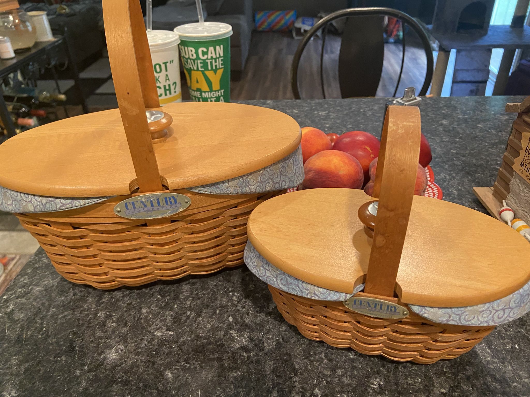 Two Longaberger Baskets Selling For One Price