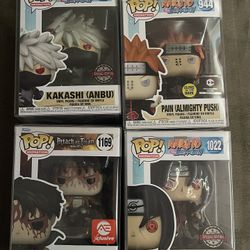Naruto & Attack On Titan Funko Pop