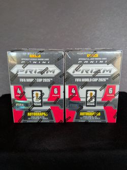 Panini Prizm FIFA World Cup 2026 Red Exclusive Boxes-(2) Boxes For $90