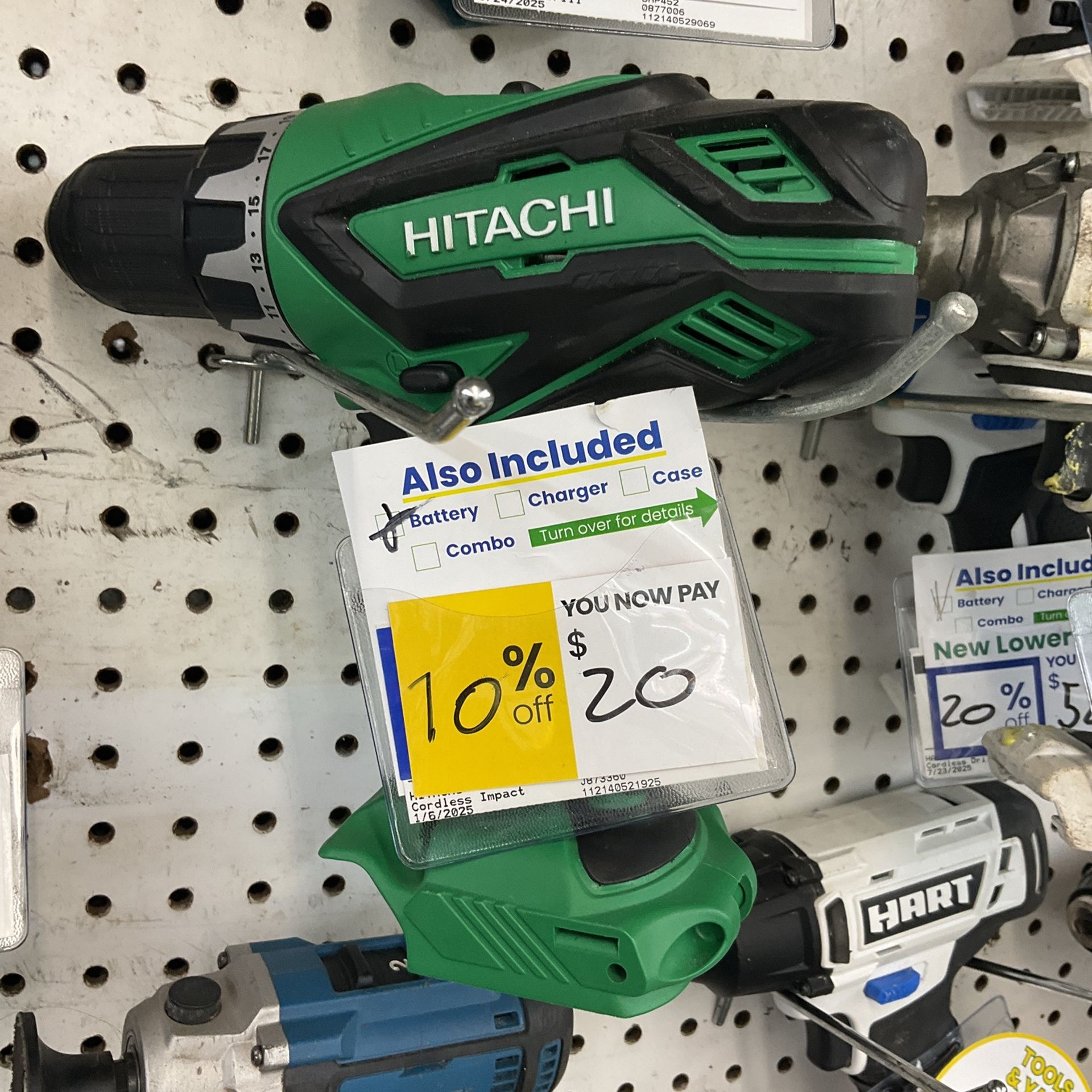 Hitachi Green Drill