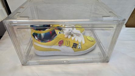 PUMA BASKET X DEE & RICKY CR - VIBRANT YELLOW & WHITE