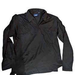 Wilkie Rodriguez Knit Zip Polo Dress Shirt Grey Or Black