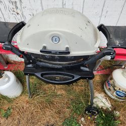 Weber Q 2000 with cart