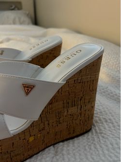 CVNTYY Guess White Wedges + NEGOTIABLE PRICE!!
