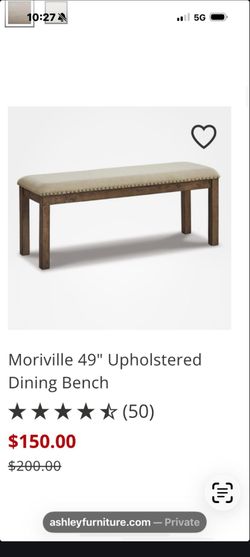 Ashley furniture dinning bench